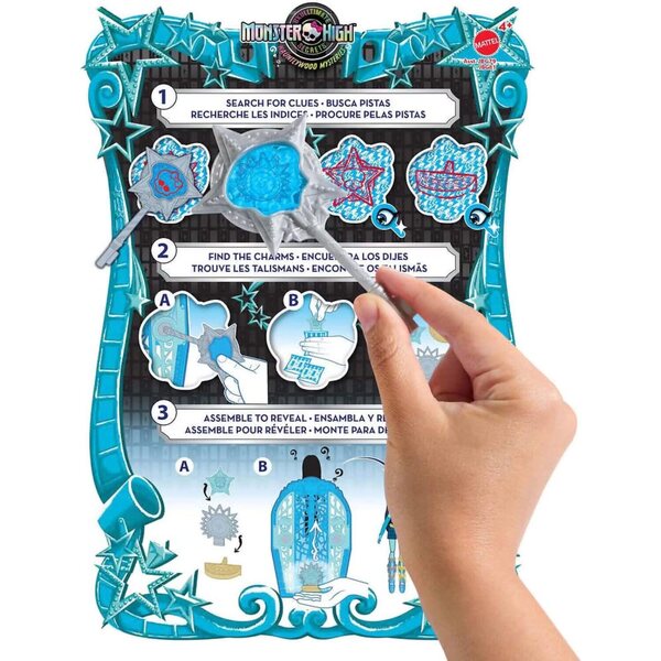 Monster High Monstrueux Secrets Frankie Stein con oltre 19 sorprese glam e dressing