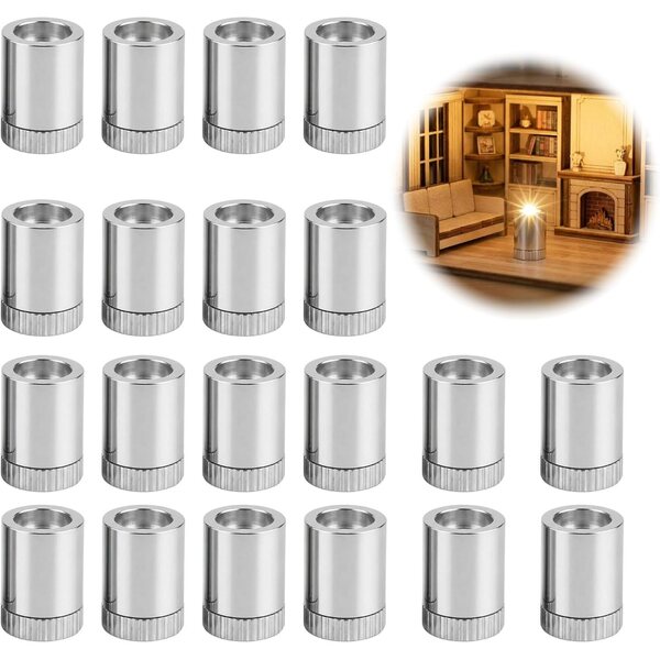 Mini Lampade LED a Pile QTORCHE – Lot 20 Luci Bianco Caldo, Pile AG3 Inclusi