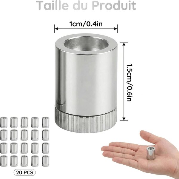 Mini Lampade LED a Pile QTORCHE – Lot 20 Luci Bianco Caldo, Pile AG3 Inclusi