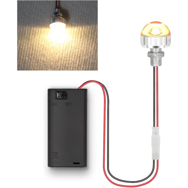 Mini LED a Pile Luce Calda per Casa Bambole e Decorazioni Miniature