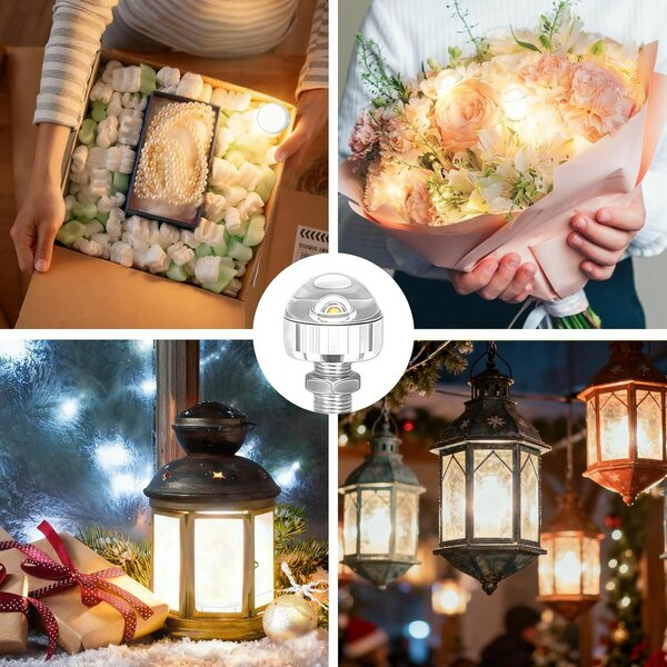 Mini LED a Pile Luce Calda per Casa Bambole e Decorazioni Miniature