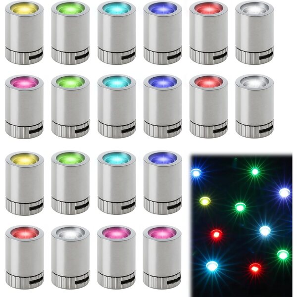 20 Mini LED a Batteria per Decorazioni Colorate - Luci Miniature 1,5 cm BOULESENM