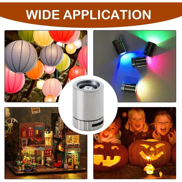 20 Mini LED a Batteria per Decorazioni Colorate - Luci Miniature 1,5 cm BOULESENM