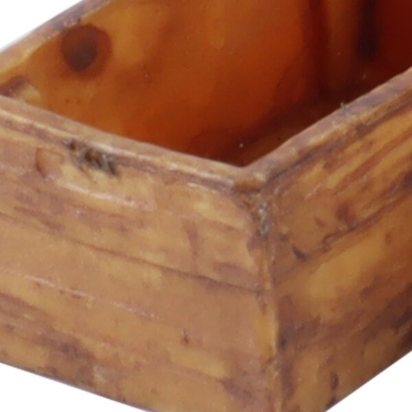 4 Miniatur-Holzkisten 1:12 für Puppenhäuser, praktische Deko-Accessoires