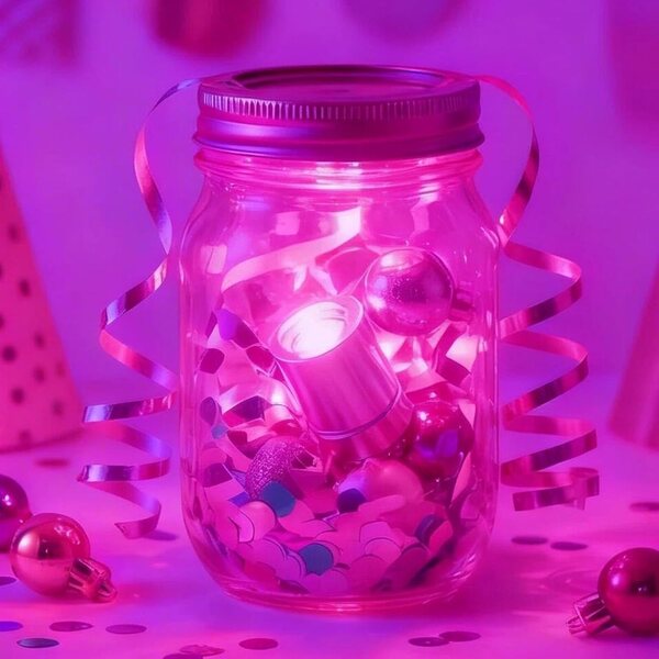 Mini batteriebetriebene LED-Leuchten für Heimwerker und Dekorationen, 50 Stück, lila-rosa Licht