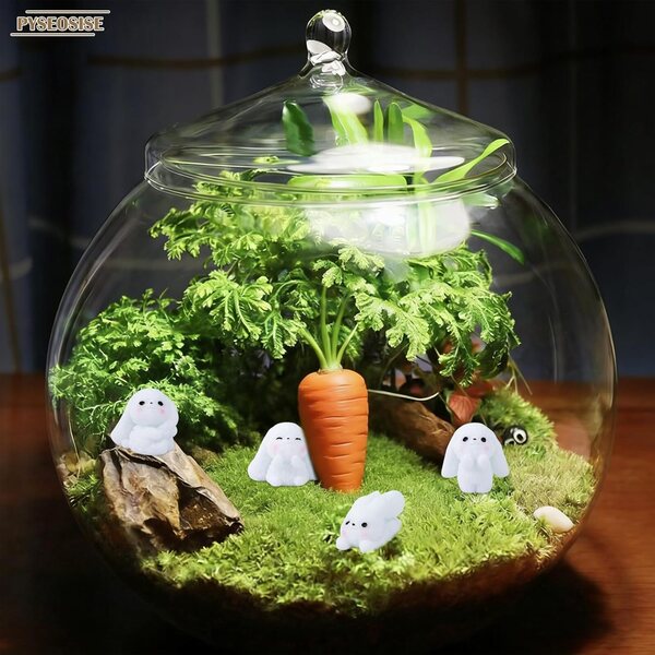 Figurine Miniatura Lapin 40 Pezzi in Resina per Decorazioni e DIY