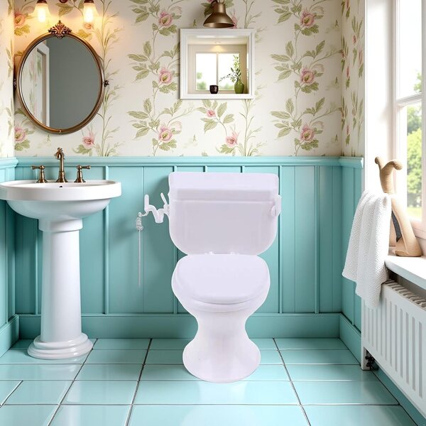 Toilettes Miniature Bianche per Casa delle Bambole - Arredo Bagno Realistico