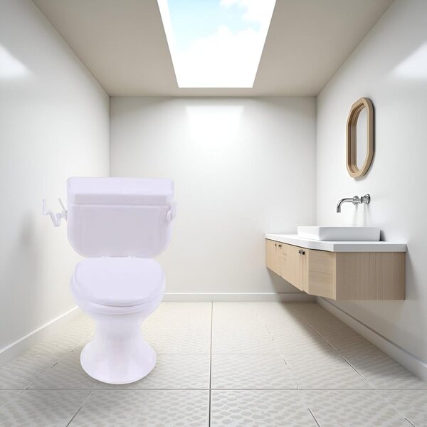 Toilettes Miniature Bianche per Casa delle Bambole - Arredo Bagno Realistico
