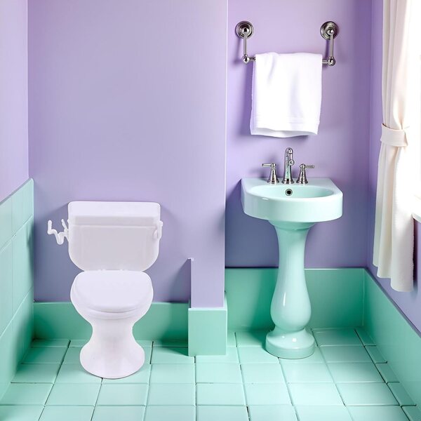 Toilettes Miniature Bianche per Casa delle Bambole - Arredo Bagno Realistico