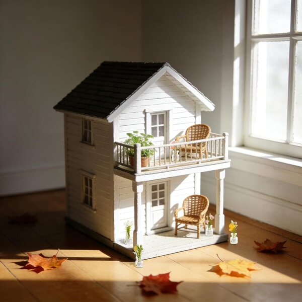 10 Fiori Miniatura Luminosi per Casa delle Bambole, Decorazioni Realistiche 1:12