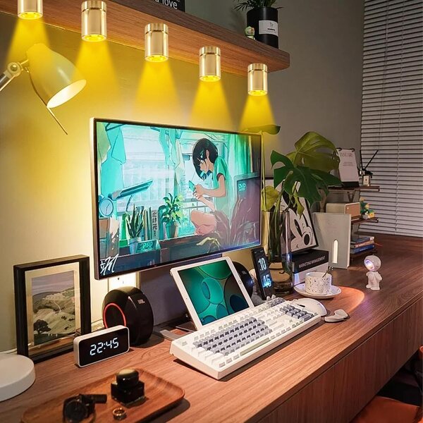 Joycabin 10 warme Mini-LED-Lichter für Puppenhäuser und Heimwerker, einfache Installation