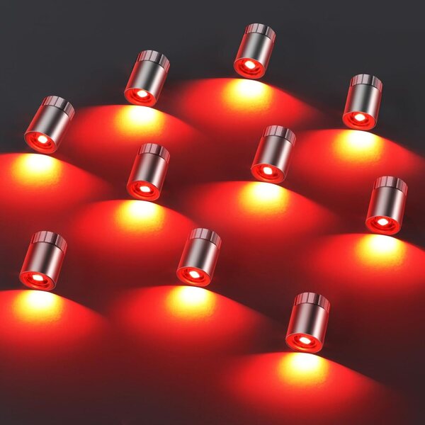 Kit 10 Mini Luci LED con Batterie per Casa delle Bambole e Bricolage Artigianale