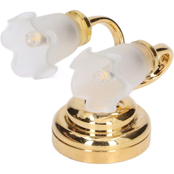 Greensen Applique Murale LED Miniature 1:12 Decorazione Elegante Casa Bambole