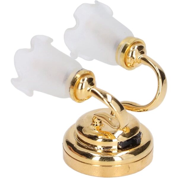 Greensen Applique Murale LED Miniature 1:12 Decorazione Elegante Casa Bambole