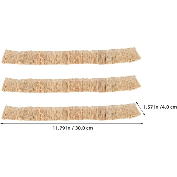 ibasenice 6 Toiture Miniature Strohdach 30cm per Modellbau & Deko Rustikal