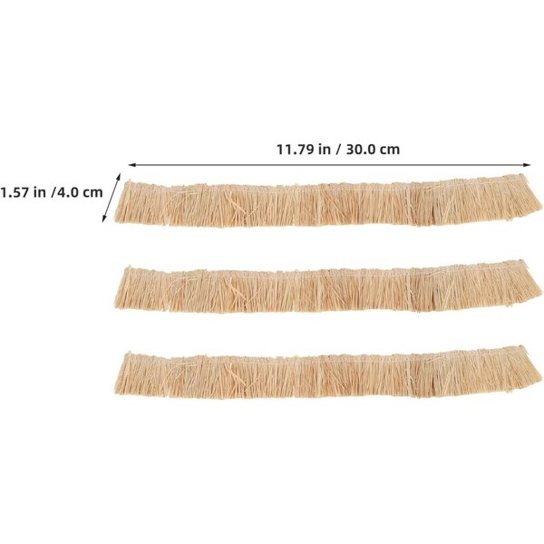 ibasenice 6 Toiture Miniature Strohdach 30cm per Modellbau & Deko Rustikal