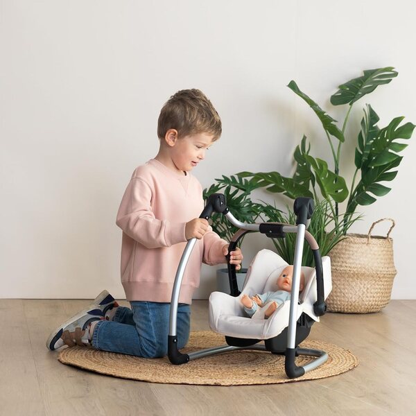 Smoby Maxi-COSI 3 in 1 Beige für Puppen bis 42 cm – Nachahmungsspiel ab 3 Jahren