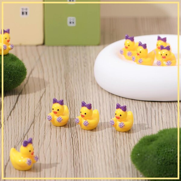 100 mini paperelle in resina colorate per decorazioni casa delle bambole e giardini