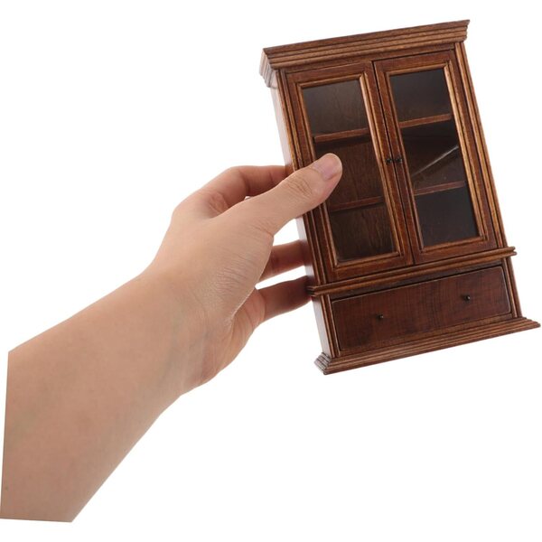 Gatuida Étagère Miniature in Legno per Casa delle Bambole - Mobiletto Decorativo e Funzionale