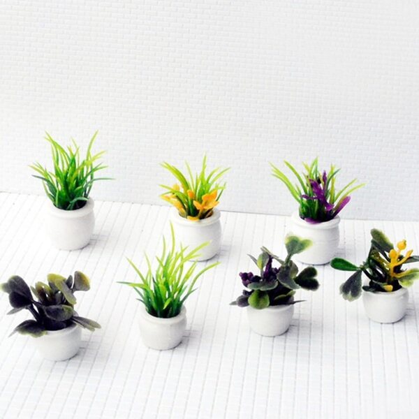 Set 20 Piantine Miniature di Bonsaï in Plastica per Casa delle Bambole e Decorazioni