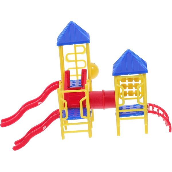 Miniatura Toboggan Gioco per Casa Bambole - Plastica Colorata Scala 1:75