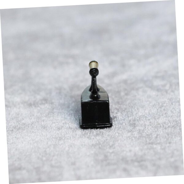 Mini ferro da stiro vintage nero per decorazioni e cucito fai-da-te