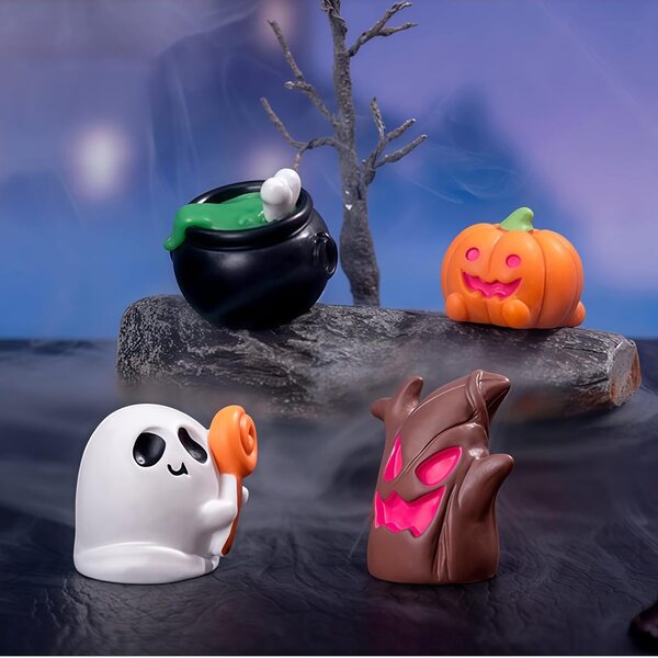 Yamobi Ghosts Mini Resina Halloween 45pz - Figurine Fantasmi e Zucche Miniature