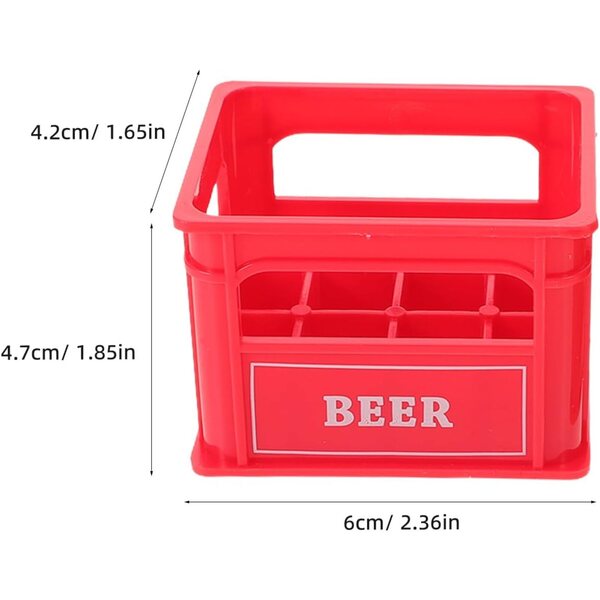 Gatuida Set 10 Mini Casse Vino in Plastica per Casa delle Bambole Accessori Decorativi