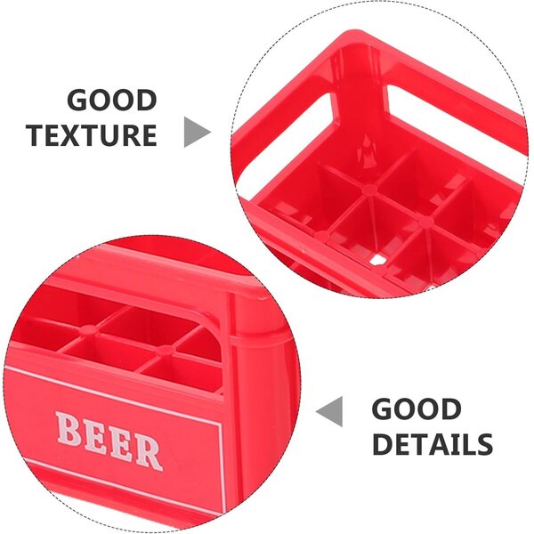 Gatuida Set 10 Mini Casse Vino in Plastica per Casa delle Bambole Accessori Decorativi