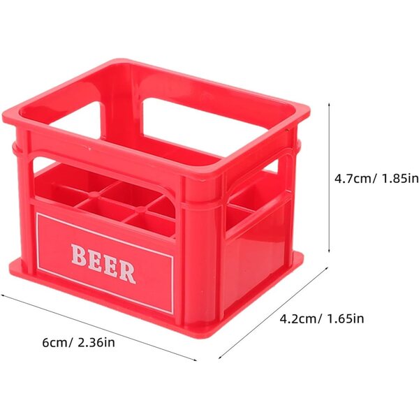 Gatuida Set 10 Mini Casse Vino in Plastica per Casa delle Bambole Accessori Decorativi