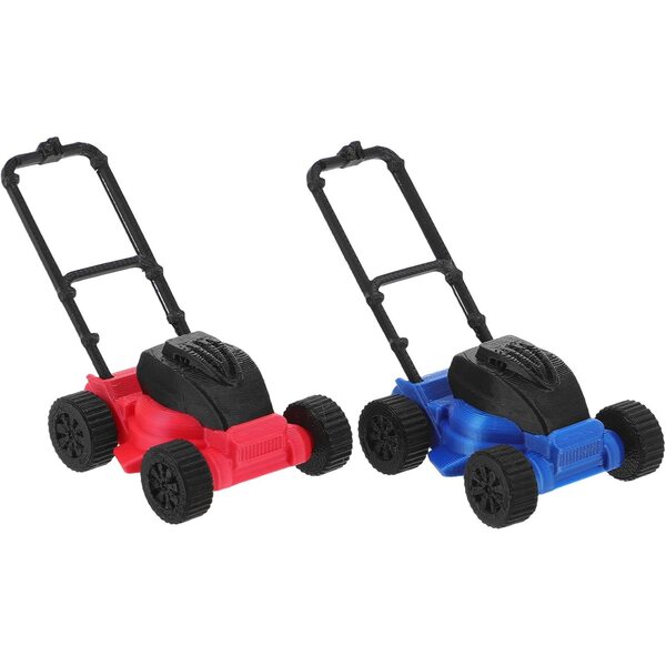 Gatuida Mini-Tondeuse für Puppenhaus, Set mit 2 Lernspielzeugen aus Kunststoff