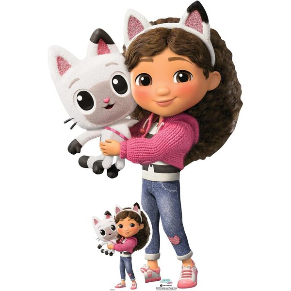 Gabby und Pandy Paws Pappaufsteller 95 cm – Gabby's Dollhouse Partydekoration