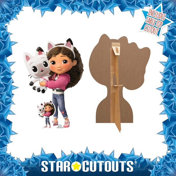 Gabby und Pandy Paws Pappaufsteller 95 cm – Gabby's Dollhouse Partydekoration