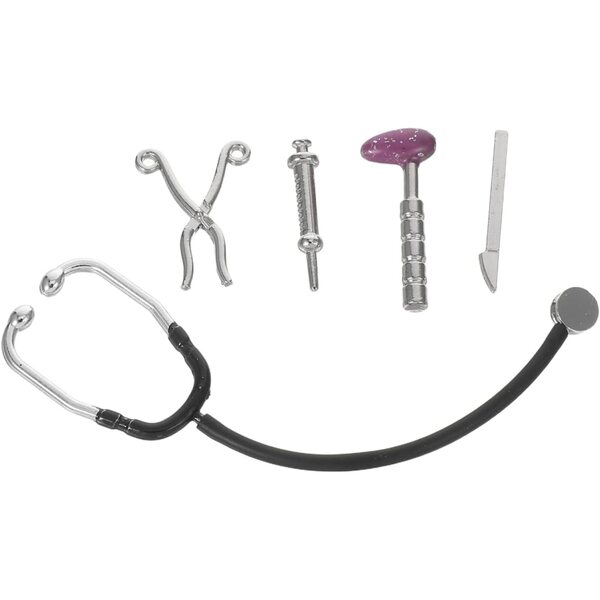 Besportble Doctor Miniatur-Set, realistisches Zubehör für Puppenhäuser, 2,3 cm
