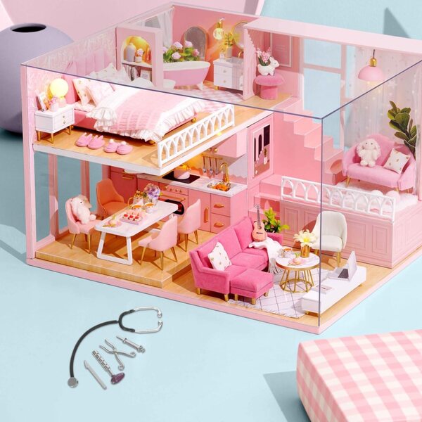 Besportble Doctor Miniatur-Set, realistisches Zubehör für Puppenhäuser, 2,3 cm