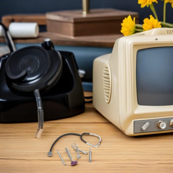 Besportble Doctor Miniatur-Set, realistisches Zubehör für Puppenhäuser, 2,3 cm