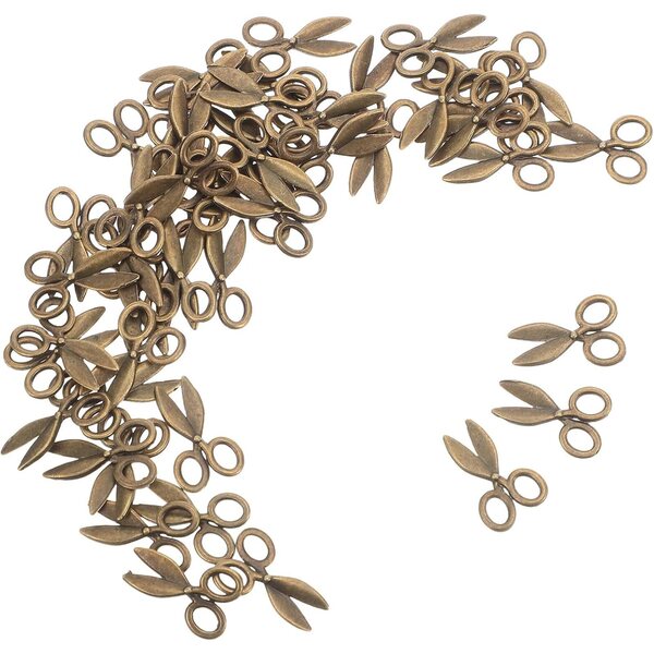 Set 50 Mini Cisecchi Vintage in Lega di Rame per Casa delle Bambole e Decorazioni