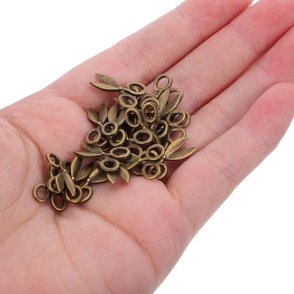 Set 50 Mini Cisecchi Vintage in Lega di Rame per Casa delle Bambole e Decorazioni