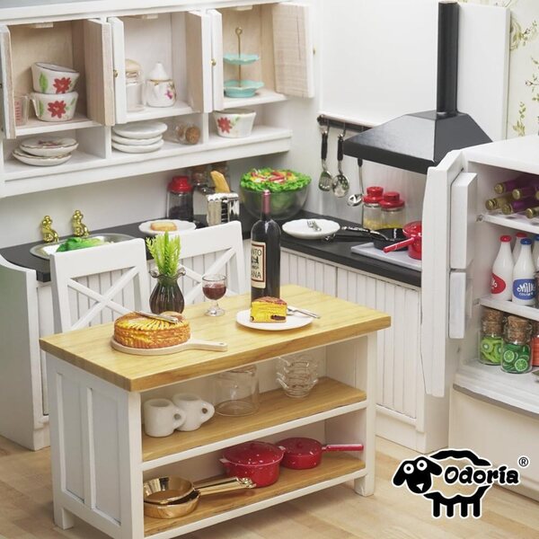 Puppenhaus-Miniatur-Weinflaschen 1:12 – Set mit 5 detaillierten Teilen