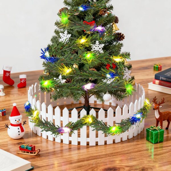 Mini Guirlande Lumineuse LED 50 cm für Puppenhaus 1:12, Weihnachtsdekoration