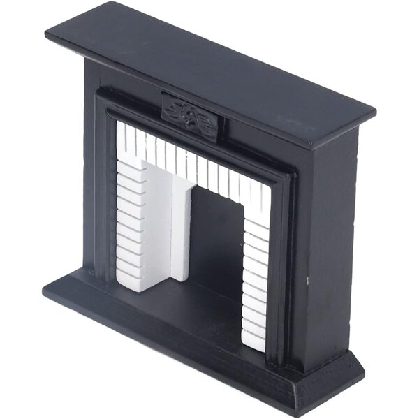 Camino Miniatura in Legno di Betulla 1:12 Stile Vintage per Case delle Bambole