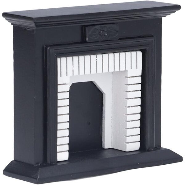 Camino Miniatura in Legno di Betulla 1:12 Stile Vintage per Case delle Bambole