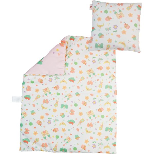 Bettwäscheset für Prinzessin Emily Heless Pink Dolls mit weicher Decke und Kissen