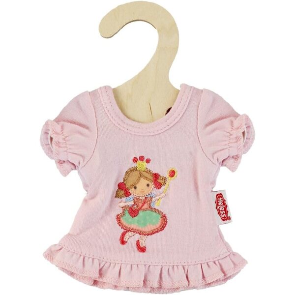 Chemise da Notte Rosa per Bambole 20-25 cm con Motivo Principessa Heless