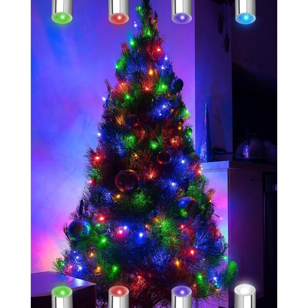 Bunte Mini-LED-Lampen mit Klebepads für DIY-Projekte – Set mit 20 Stück