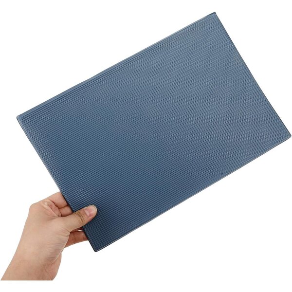 Tessere Miniature in PVC Blu Marina per Tetti Case di Bambole 4 Pezzi 1/100