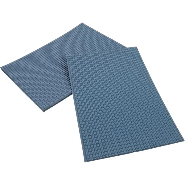 Tuiles Miniature PVC 1/25 Grigie Realistiche per Diorama e Case delle Bambole - 6 Pezzi