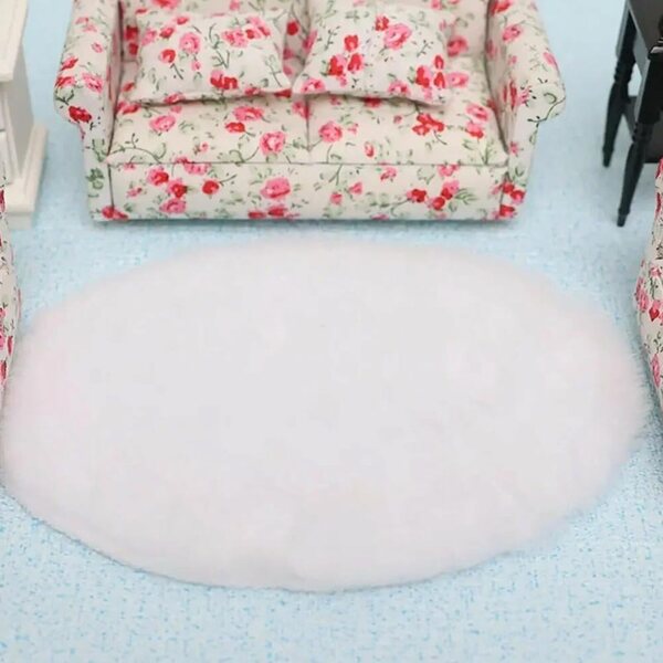 GORGECRAFT Tapis Miniature 7 Stili per Casa Bambole 1:12 in Morbido Polyester