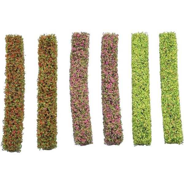 Set 9 siepi e 6 alberi miniatura per diorami e modellismo NEIQIUWING