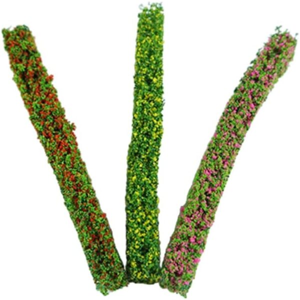 Set 9 siepi e 6 alberi miniatura per diorami e modellismo NEIQIUWING